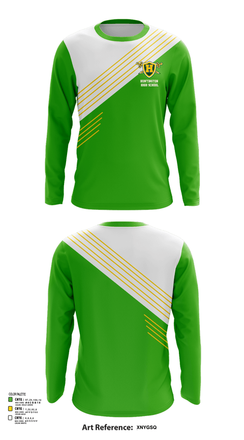 Long Sleeve Performance Shirt, Huntington High School, Tennis, Teamtime, Team time, sublimation, custom sports apparel, team uniforms, spirit wear, spiritwear, sports uniforms, custom shirts, team store, custom team store, fundraiser sports, apparel fundraiser