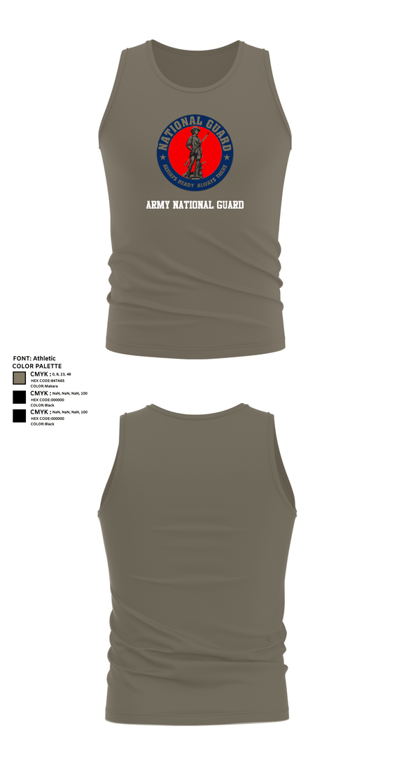 Tank Top, , National Guard, Teamtime, Team time, sublimation, custom sports apparel, team uniforms, spirit wear, spiritwear, sports uniforms, custom shirts, team store, custom team store, fundraiser sports, apparel fundraiser