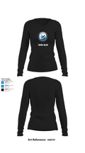 SPIKE NLOS 52924735 Women's Long Sleeve V-neck Shirt - 34