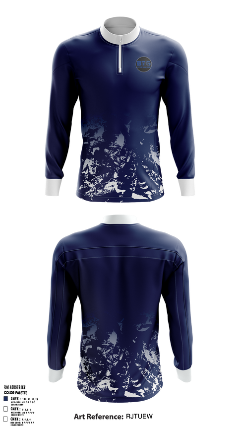 Quarter Zip Jacket, BTG, Men's Basketball, Teamtime, Team time, sublimation, custom sports apparel, team uniforms, spirit wear, spiritwear, sports uniforms, custom shirts, team store, custom team store, fundraiser sports, apparel fundraiser