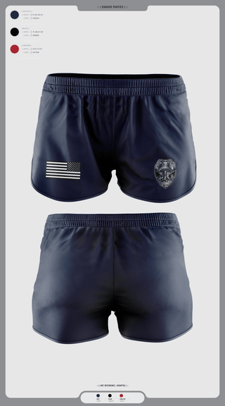 Ranger Panties, San marcos police - field force, Police, Teamtime, Team time, sublimation, custom sports apparel, team uniforms, spirit wear, spiritwear, sports uniforms, custom shirts, team store, custom team store, fundraiser sports, apparel fundraiser