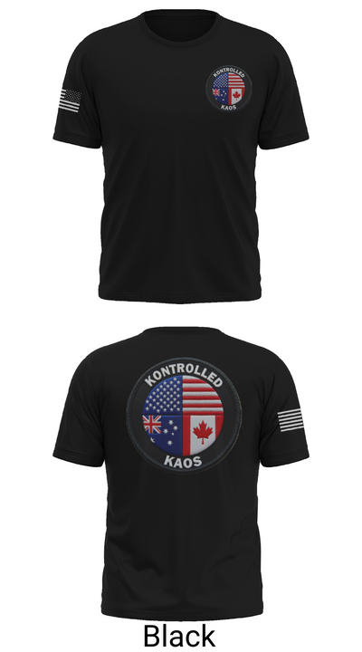 Kontrolled Kaos 4706470 Short Sleeve Performance Shirt - 36