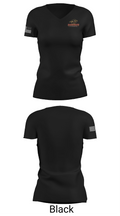 Sabrecats Lacrosse 57576752 Women's Short Sleeve V-neck Shirt - 38