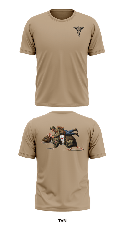 Ratpack 1-319th AFAR 82nd ABN 44099862 Short Sleeve Performance Shirt - 43