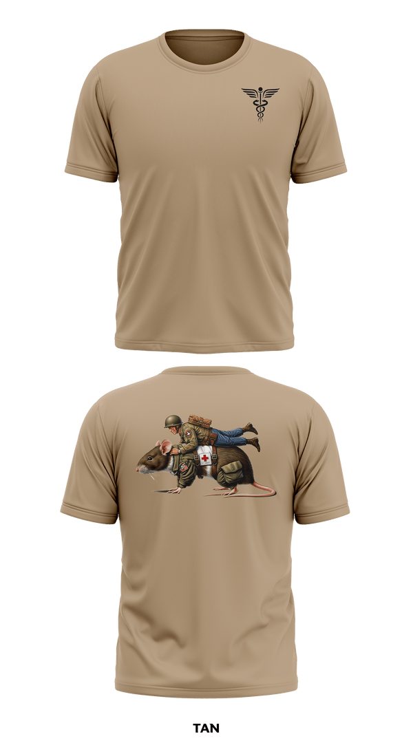 Short Sleeve Performance Shirt, Ratpack 1-319th AFAR 82nd ABN, , Teamtime, Team time, sublimation, custom sports apparel, team uniforms, spirit wear, spiritwear, sports uniforms, custom shirts, team store, custom team store, fundraiser sports, apparel fundraiser