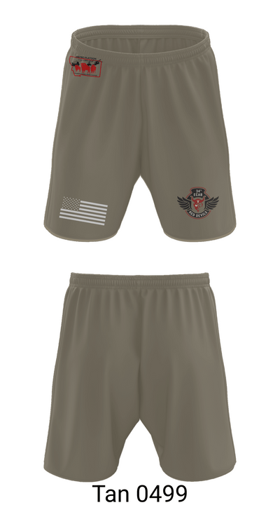 E co. 1-189th 4920111 Athletic Shorts With Pockets - 66