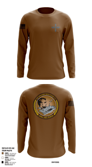 Long Sleeve Performance Shirt, CVN 72 Abraham Lincoln, , Teamtime, Team time, sublimation, custom sports apparel, team uniforms, spirit wear, spiritwear, sports uniforms, custom shirts, team store, custom team store, fundraiser sports, apparel fundraiser