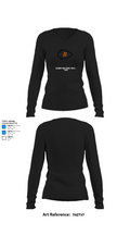 Belmont High School Track & Field 46396711 Women's Long Sleeve V-neck Shirt - 34