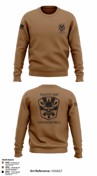 Crew Neck Sweatshirt, 3666 Support Maintenance Company, , Teamtime, Team time, sublimation, custom sports apparel, team uniforms, spirit wear, spiritwear, sports uniforms, custom shirts, team store, custom team store, fundraiser sports, apparel fundraiser