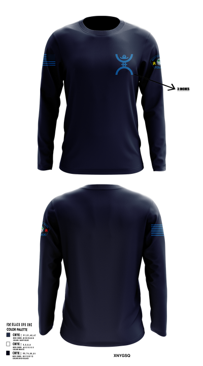 Monterey  Park 19917874 Long Sleeve Performance Shirt 112