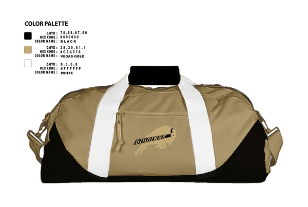 Duffle Bag, Giddings Tennis, Tennis, Teamtime, Team time, sublimation, custom sports apparel, team uniforms, spirit wear, spiritwear, sports uniforms, custom shirts, team store, custom team store, fundraiser sports, apparel fundraiser