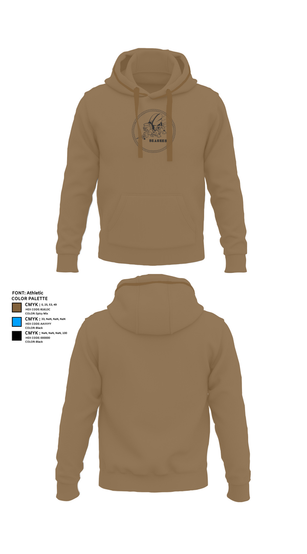 Hoodie, Seabee Wifes, Navy, Teamtime, Team time, sublimation, custom sports apparel, team uniforms, spirit wear, spiritwear, sports uniforms, custom shirts, team store, custom team store, fundraiser sports, apparel fundraiser