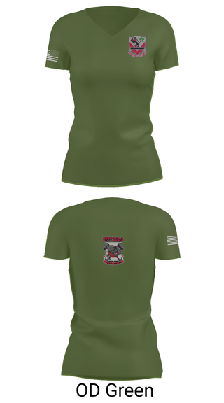 Womens Short Sleeve Vneck Shirt, 16th BEB 571st Company, , Teamtime, Team time, sublimation, custom sports apparel, team uniforms, spirit wear, spiritwear, sports uniforms, custom shirts, team store, custom team store, fundraiser sports, apparel fundraiser
