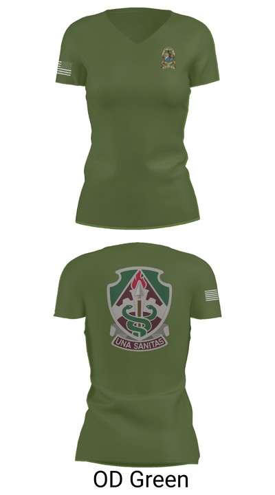 VRA- Fort Eustis Branch 87447712 Women's Short Sleeve V-neck Shirt - 48