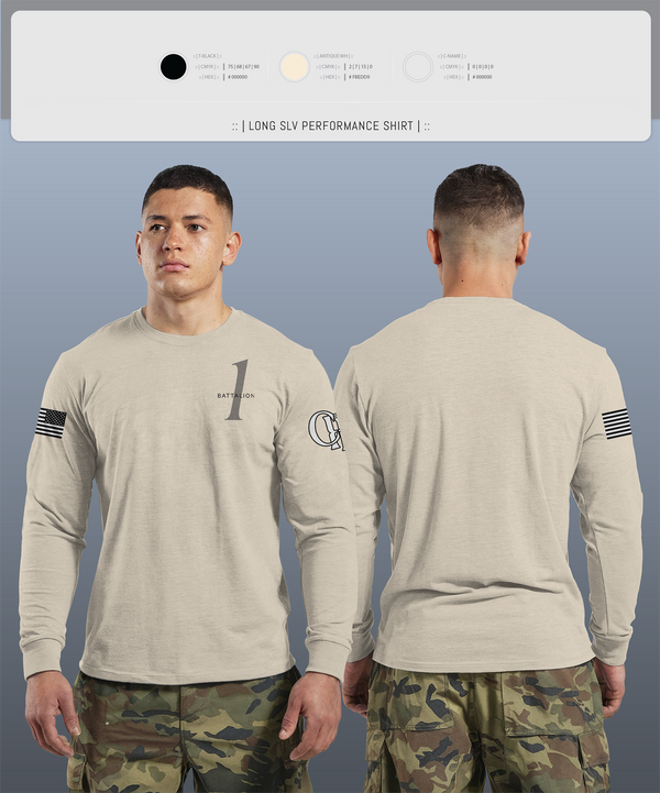 Long Sleeve Performance Shirt, Battalion 1, , Teamtime, Team time, sublimation, custom sports apparel, team uniforms, spirit wear, spiritwear, sports uniforms, custom shirts, team store, custom team store, fundraiser sports, apparel fundraiser