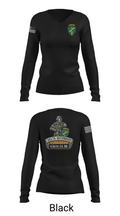 D Co 436th CA BN 62553628 Women's Long Sleeve V-neck Shirt - 37
