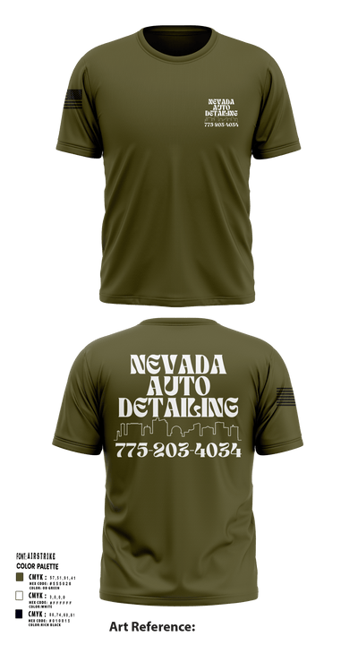 Nevada auto detailing 72253164 Short Sleeve Performance Shirt - 103