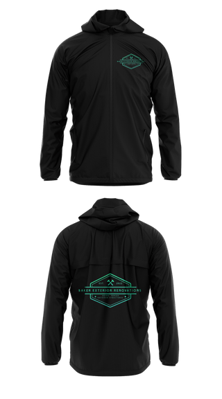 Windbreaker, Baker Exterior Renovations, , Teamtime, Team time, sublimation, custom sports apparel, team uniforms, spirit wear, spiritwear, sports uniforms, custom shirts, team store, custom team store, fundraiser sports, apparel fundraiser