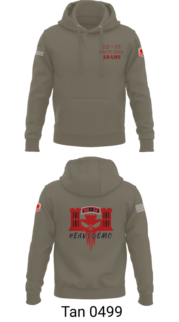 Hoodie, CESD Bravo 35th Engineer Battalion, , Teamtime, Team time, sublimation, custom sports apparel, team uniforms, spirit wear, spiritwear, sports uniforms, custom shirts, team store, custom team store, fundraiser sports, apparel fundraiser