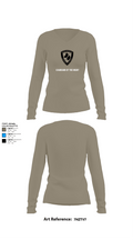 Guardians of the Night 82205307 Women's Long Sleeve V-neck Shirt - 62