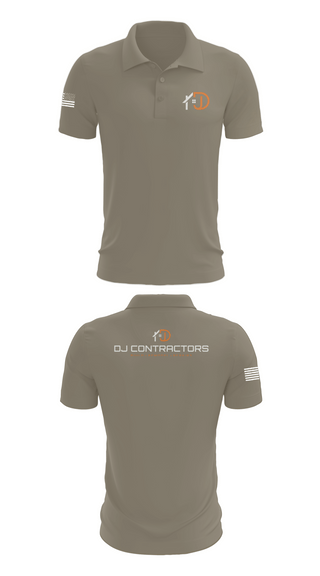 Short Sleeve Performance Polo, DJ CONTRACTORS, , Teamtime, Team time, sublimation, custom sports apparel, team uniforms, spirit wear, spiritwear, sports uniforms, custom shirts, team store, custom team store, fundraiser sports, apparel fundraiser