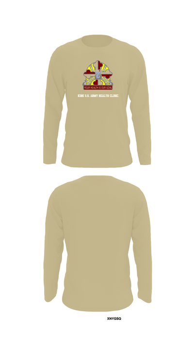 Kirk U.S. Army Health Clinic 36781561 Long Sleeve Performance Shirt 92