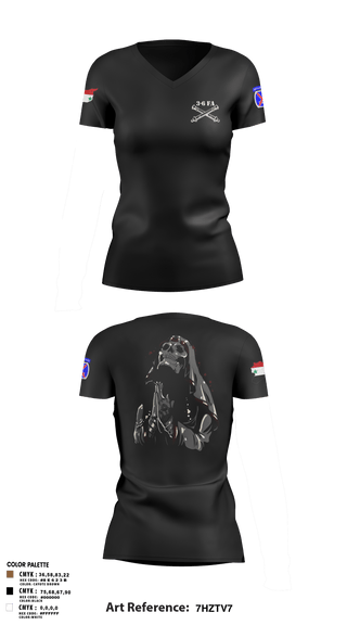 Womens Short Sleeve Vneck Shirt, 3-6 FA, Army, Teamtime, Team time, sublimation, custom sports apparel, team uniforms, spirit wear, spiritwear, sports uniforms, custom shirts, team store, custom team store, fundraiser sports, apparel fundraiser
