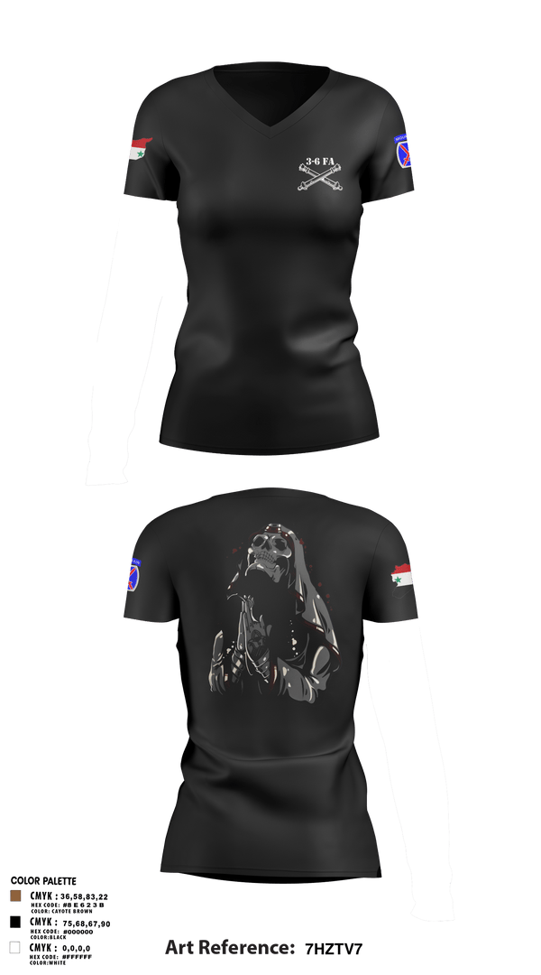 Womens Short Sleeve Vneck Shirt, 3-6 FA, Army, Teamtime, Team time, sublimation, custom sports apparel, team uniforms, spirit wear, spiritwear, sports uniforms, custom shirts, team store, custom team store, fundraiser sports, apparel fundraiser