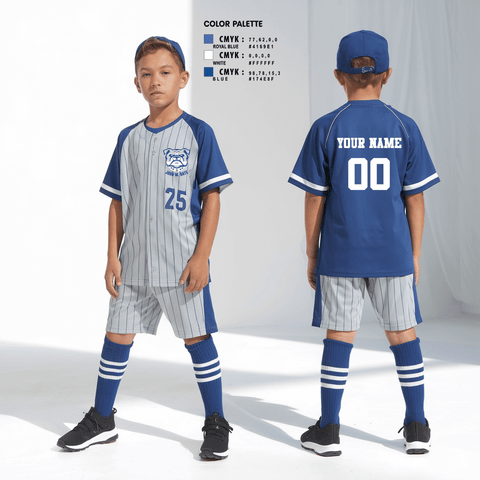 Full Button Baseball Jersey, Bate Middle School (John W. Bate) Baseball, Baseball, Teamtime, Team time, sublimation, custom sports apparel, team uniforms, spirit wear, spiritwear, sports uniforms, custom shirts, team store, custom team store, fundraiser sports, apparel fundraiser
