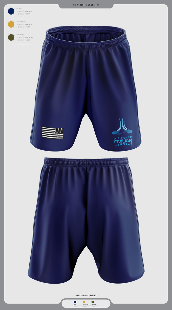 Athletic Shorts With Pockets, 9th Civil Engineer Squadron, , Teamtime, Team time, sublimation, custom sports apparel, team uniforms, spirit wear, spiritwear, sports uniforms, custom shirts, team store, custom team store, fundraiser sports, apparel fundraiser
