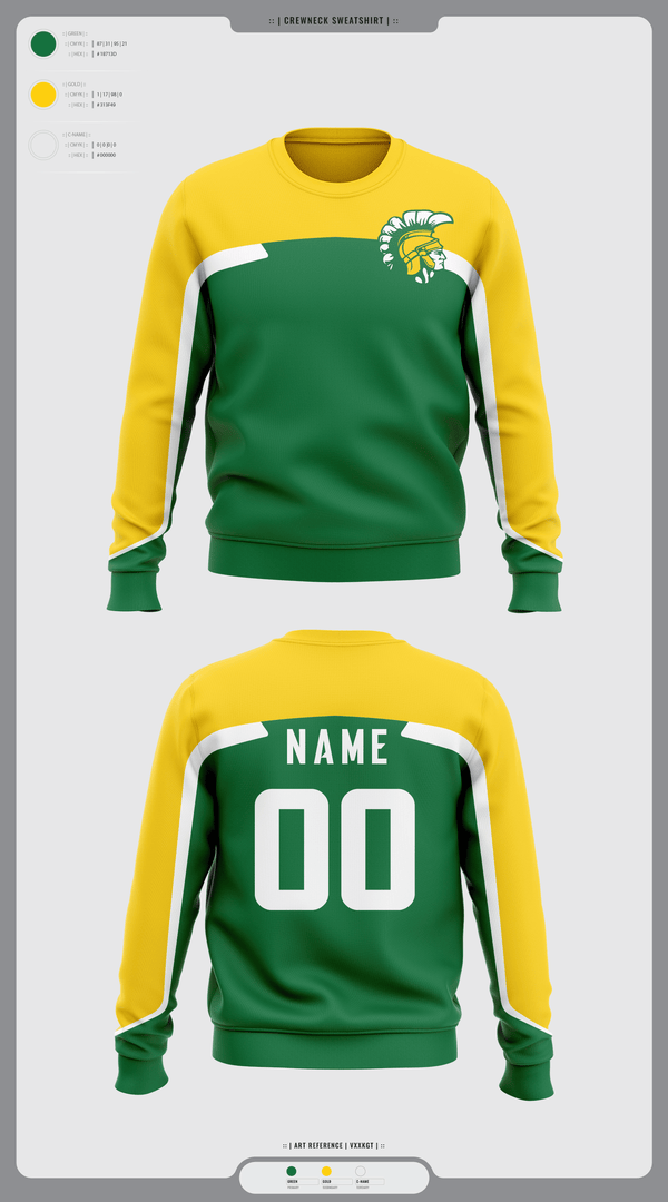 Crew Neck Sweatshirt, Alexander Trojans Baseball, Baseball, Teamtime, Team time, sublimation, custom sports apparel, team uniforms, spirit wear, spiritwear, sports uniforms, custom shirts, team store, custom team store, fundraiser sports, apparel fundraiser