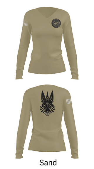 Womens Long Sleeve Vneck Shirt, A-CO 1-168TH IN, , Teamtime, Team time, sublimation, custom sports apparel, team uniforms, spirit wear, spiritwear, sports uniforms, custom shirts, team store, custom team store, fundraiser sports, apparel fundraiser