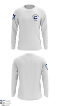Castlewood Blue Devils 24423856 Long Sleeve Performance Shirt 3
