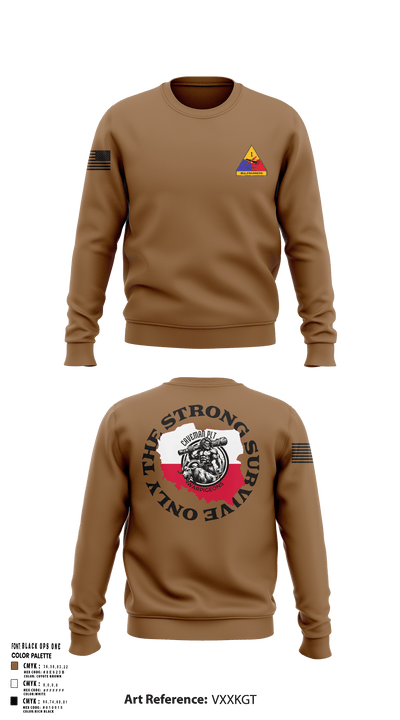261st BSC CAVEMAN PLT 28746409 Crew Neck Sweatshirt - 101