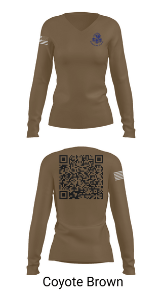 Womens Long Sleeve Vneck Shirt, Randolph AFB Top III, , Teamtime, Team time, sublimation, custom sports apparel, team uniforms, spirit wear, spiritwear, sports uniforms, custom shirts, team store, custom team store, fundraiser sports, apparel fundraiser