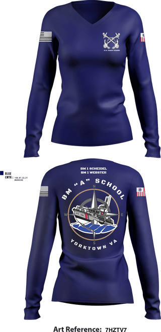 Womens Long Sleeve Vneck Shirt, BM “A” 25-06, , Teamtime, Team time, sublimation, custom sports apparel, team uniforms, spirit wear, spiritwear, sports uniforms, custom shirts, team store, custom team store, fundraiser sports, apparel fundraiser