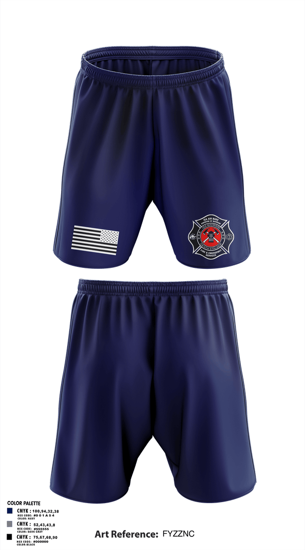 Athletic Shorts With Pockets, ISA Air base Fire Dept., Fire Department, Teamtime, Team time, sublimation, custom sports apparel, team uniforms, spirit wear, spiritwear, sports uniforms, custom shirts, team store, custom team store, fundraiser sports, apparel fundraiser