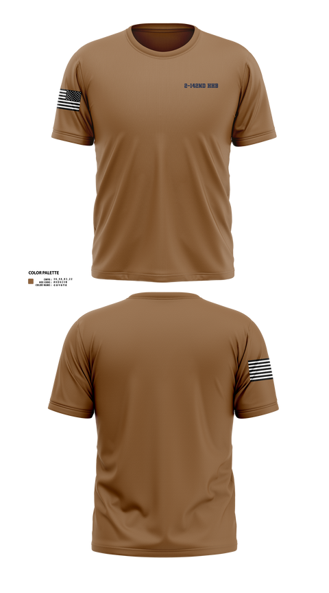 Old School Cotton Feel Shirt, 2-142nd HHB, , Teamtime, Team time, sublimation, custom sports apparel, team uniforms, spirit wear, spiritwear, sports uniforms, custom shirts, team store, custom team store, fundraiser sports, apparel fundraiser