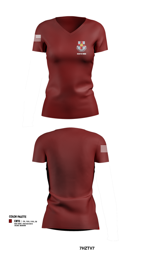 Womens Short Sleeve Vneck Shirt, 439th MMB, , Teamtime, Team time, sublimation, custom sports apparel, team uniforms, spirit wear, spiritwear, sports uniforms, custom shirts, team store, custom team store, fundraiser sports, apparel fundraiser