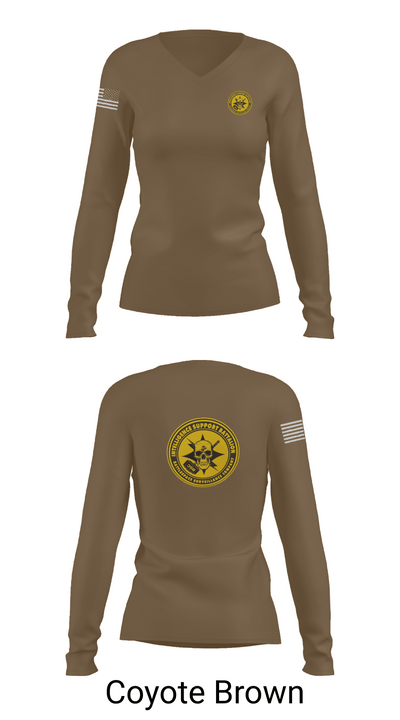 Battlespace Surveillance Company 38169754 Women's Long Sleeve V-neck Shirt - 17