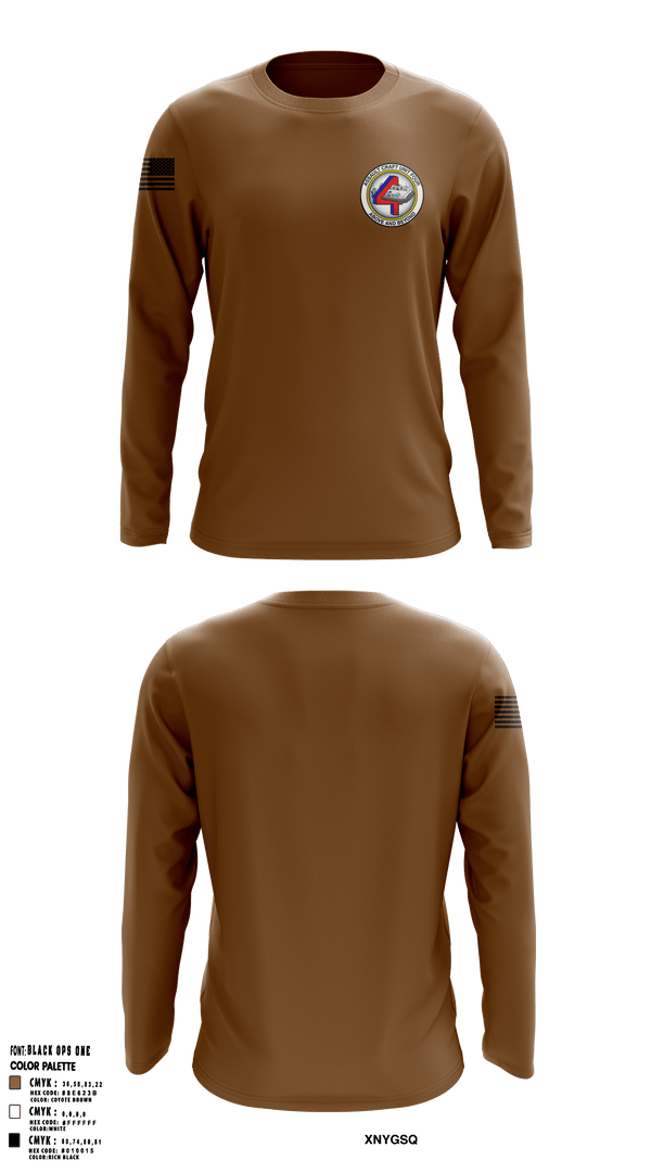 Long Sleeve Performance Shirt, Assault Craft Unit Four, Navy, Teamtime, Team time, sublimation, custom sports apparel, team uniforms, spirit wear, spiritwear, sports uniforms, custom shirts, team store, custom team store, fundraiser sports, apparel fundraiser
