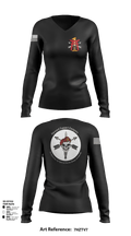 D.B. Coopers 15959571 Women's Long Sleeve V-neck Shirt - 145