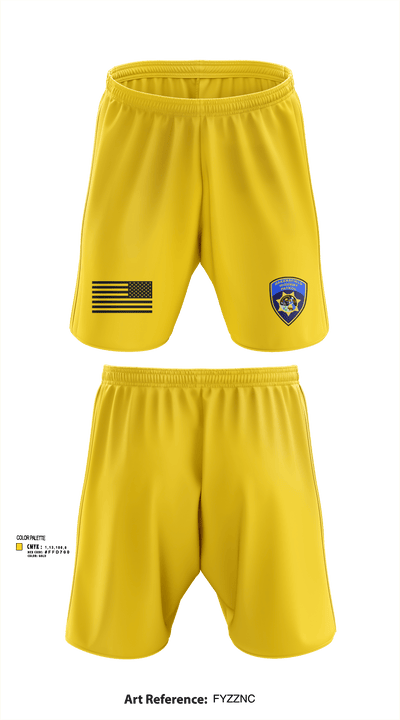 California Highway Patrol 18919595 Athletic Shorts With Pockets - 102