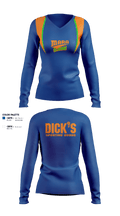 Mara Track & Field Women's Long Sleeve V-neck Shirt - 4