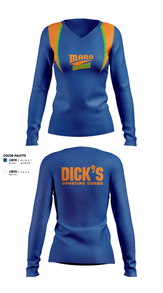 Womens Long Sleeve Vneck Shirt, , , Teamtime, Team time, sublimation, custom sports apparel, team uniforms, spirit wear, spiritwear, sports uniforms, custom shirts, team store, custom team store, fundraiser sports, apparel fundraiser