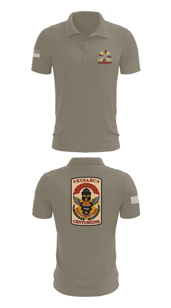 Short Sleeve Performance Polo, Kirk U.S. Army Health Clinic, , Teamtime, Team time, sublimation, custom sports apparel, team uniforms, spirit wear, spiritwear, sports uniforms, custom shirts, team store, custom team store, fundraiser sports, apparel fundraiser
