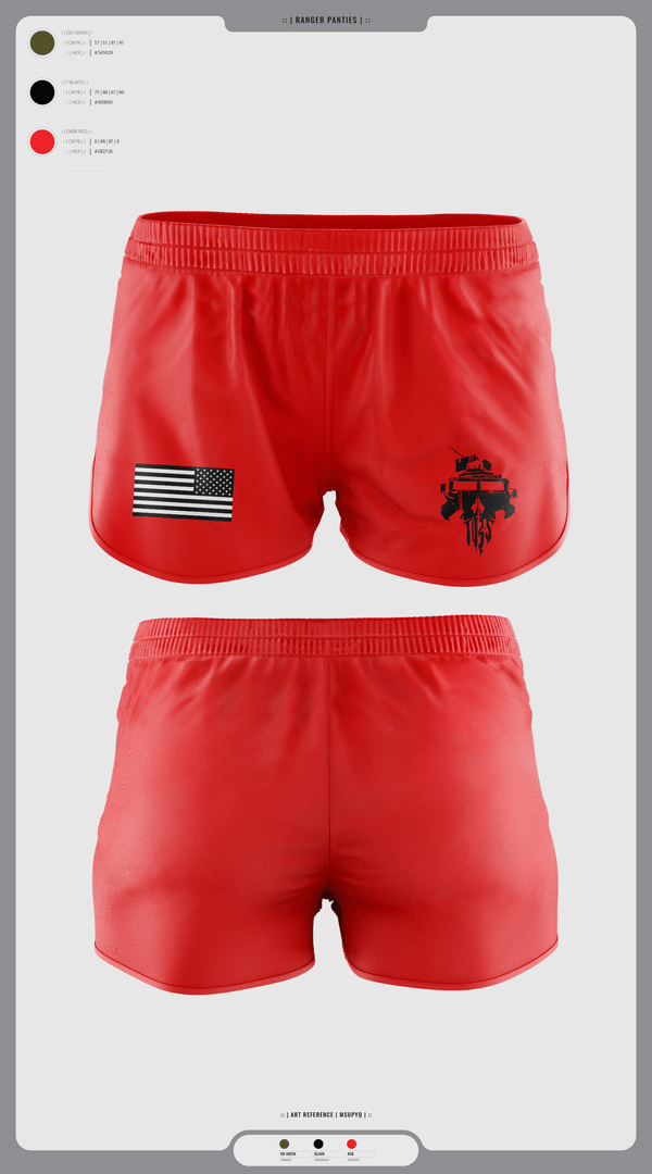 Ranger Panties, The Basic School, Marines, Teamtime, Team time, sublimation, custom sports apparel, team uniforms, spirit wear, spiritwear, sports uniforms, custom shirts, team store, custom team store, fundraiser sports, apparel fundraiser