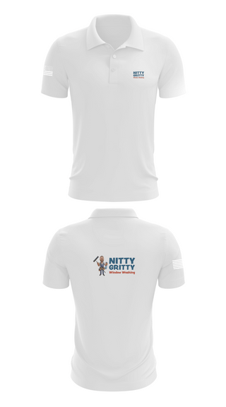 Short Sleeve Performance Polo, Nitty Gritty Window washing, , Teamtime, Team time, sublimation, custom sports apparel, team uniforms, spirit wear, spiritwear, sports uniforms, custom shirts, team store, custom team store, fundraiser sports, apparel fundraiser