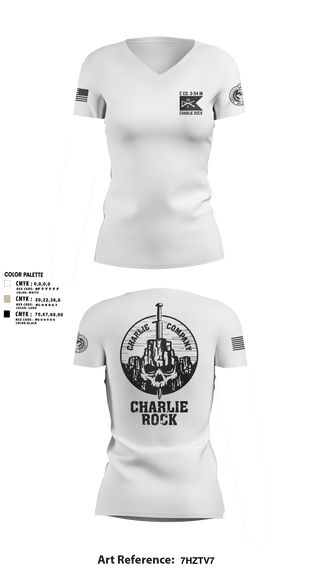Womens Short Sleeve Vneck Shirt, Charlie Rock, , Teamtime, Team time, sublimation, custom sports apparel, team uniforms, spirit wear, spiritwear, sports uniforms, custom shirts, team store, custom team store, fundraiser sports, apparel fundraiser