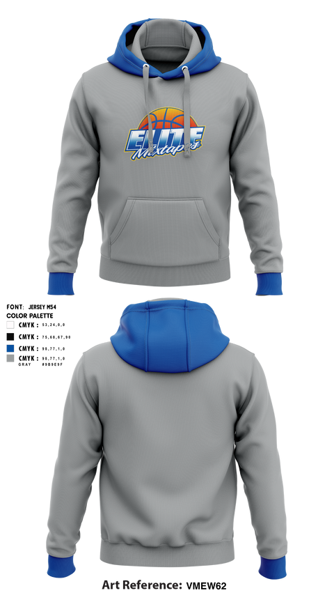 Hoodie, Elite Mixtapes, Men's Basketball, Teamtime, Team time, sublimation, custom sports apparel, team uniforms, spirit wear, spiritwear, sports uniforms, custom shirts, team store, custom team store, fundraiser sports, apparel fundraiser